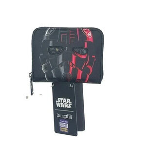 Star Wars Loungefly 2023 SDCC Limited Edition Tiefighter Wallet Black & Red Disn